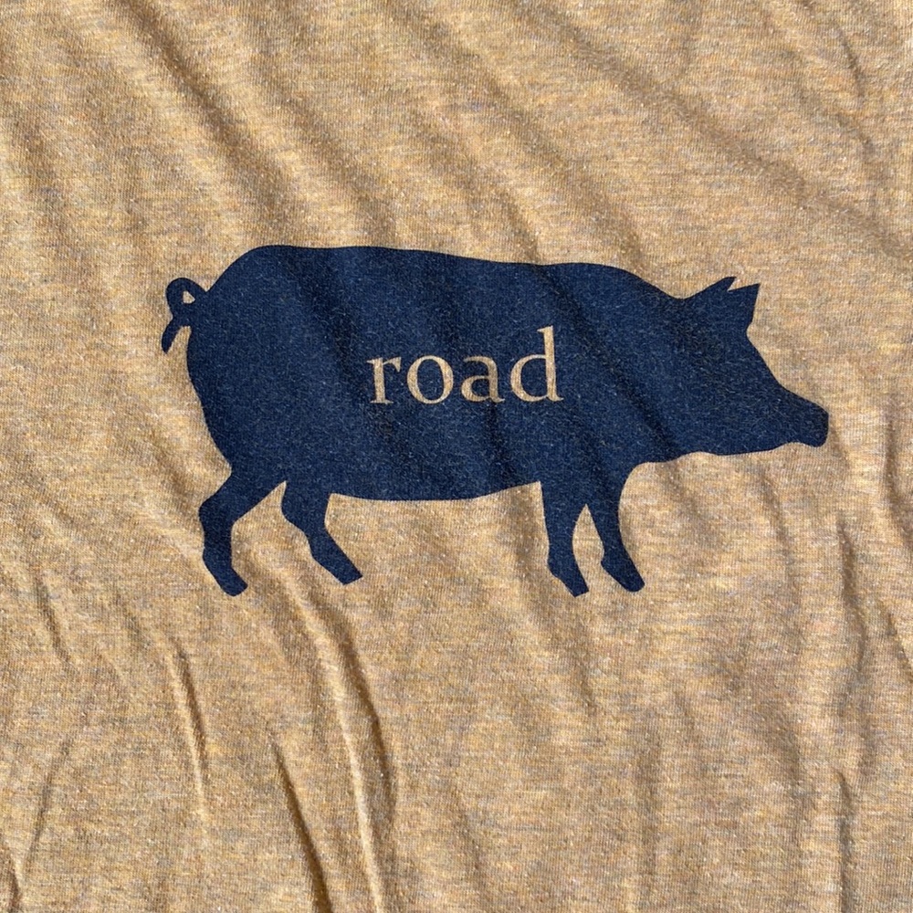 Prana Mens Road Hog super soft tee size M yellow mustard color.